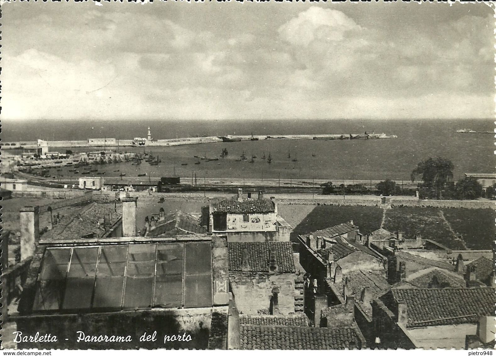 Barletta (Puglia) Panorama Del Porto, View Of The Harbour, Vue Du Port - Barletta