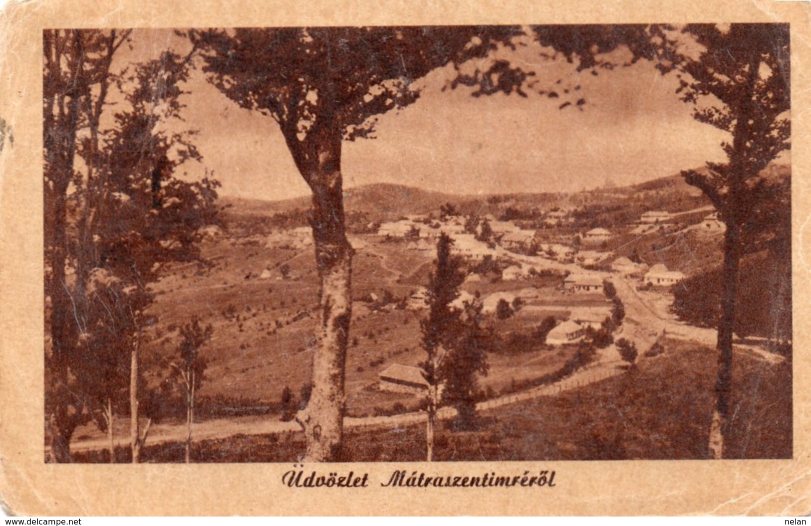 UDVOZLET MATRASZENTIMREROL-1922 - Ungheria