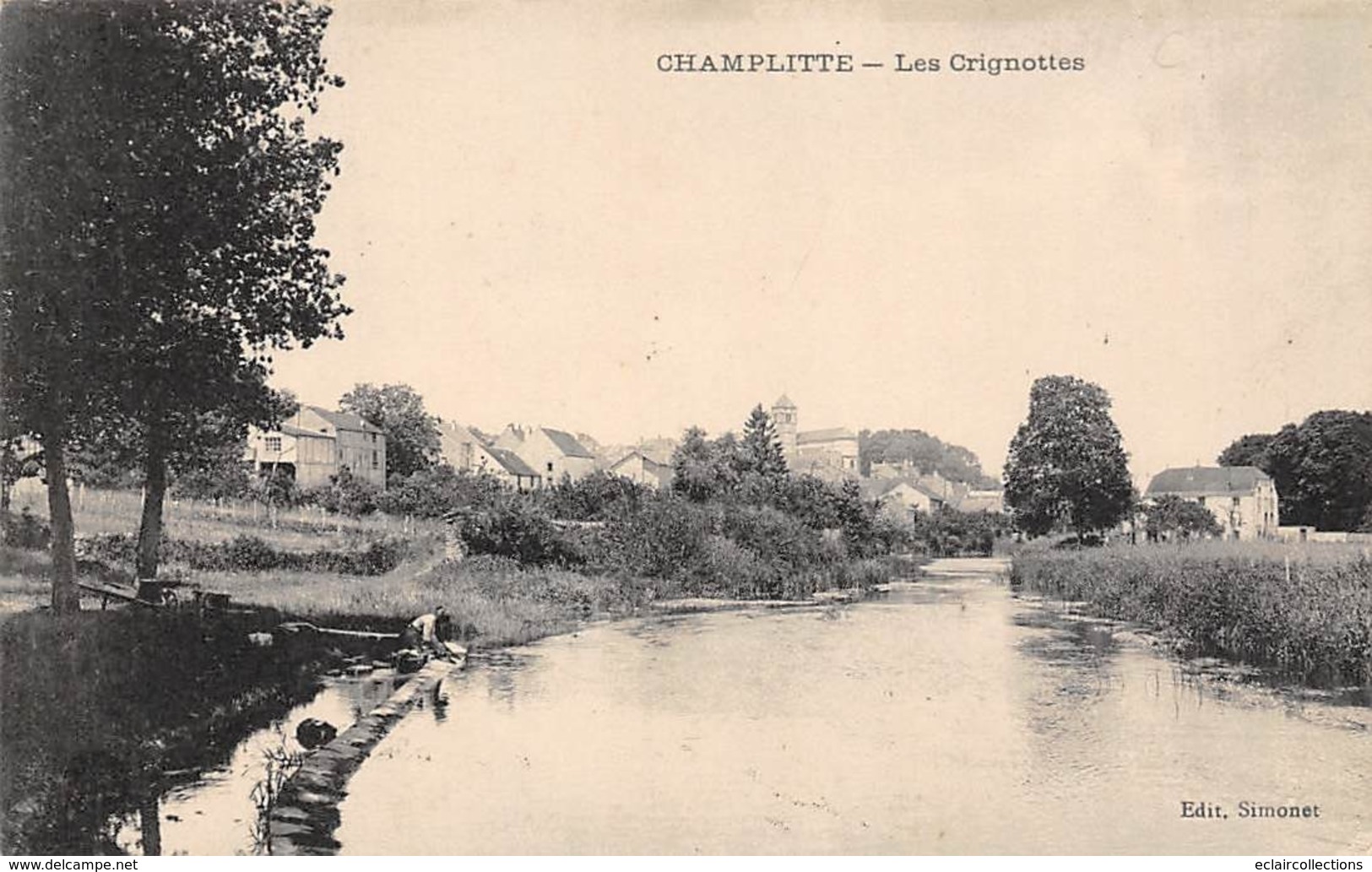 Champlitte        70      Les Crignottes. Lavoir         (voir Scan) - Autres & Non Classés