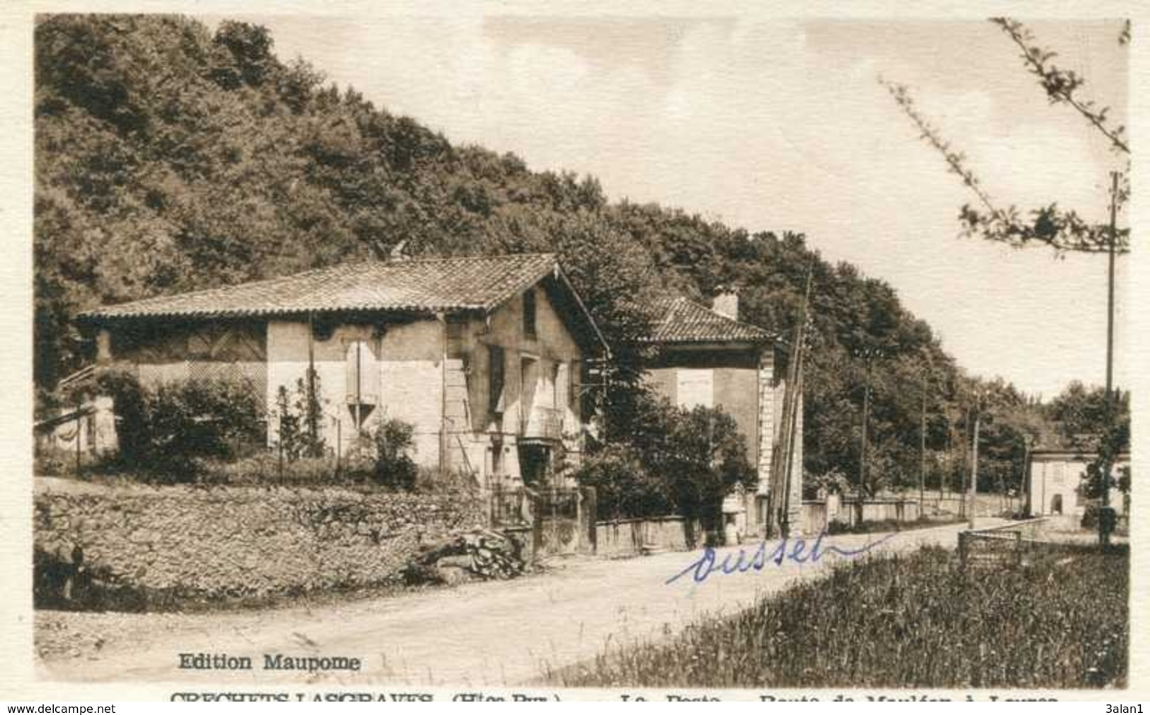 CRECHETS-LASGRAVES   = La Poste  : Route De Mauléon à Loures   1060 - Other & Unclassified