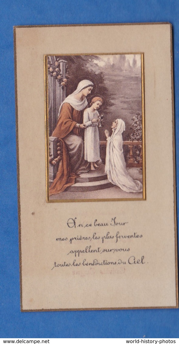 Image Religieuse Ancienne - Communion De Colette COGNé - 2 Avril 1931 & 28 Mai 1936 - Devotieprenten