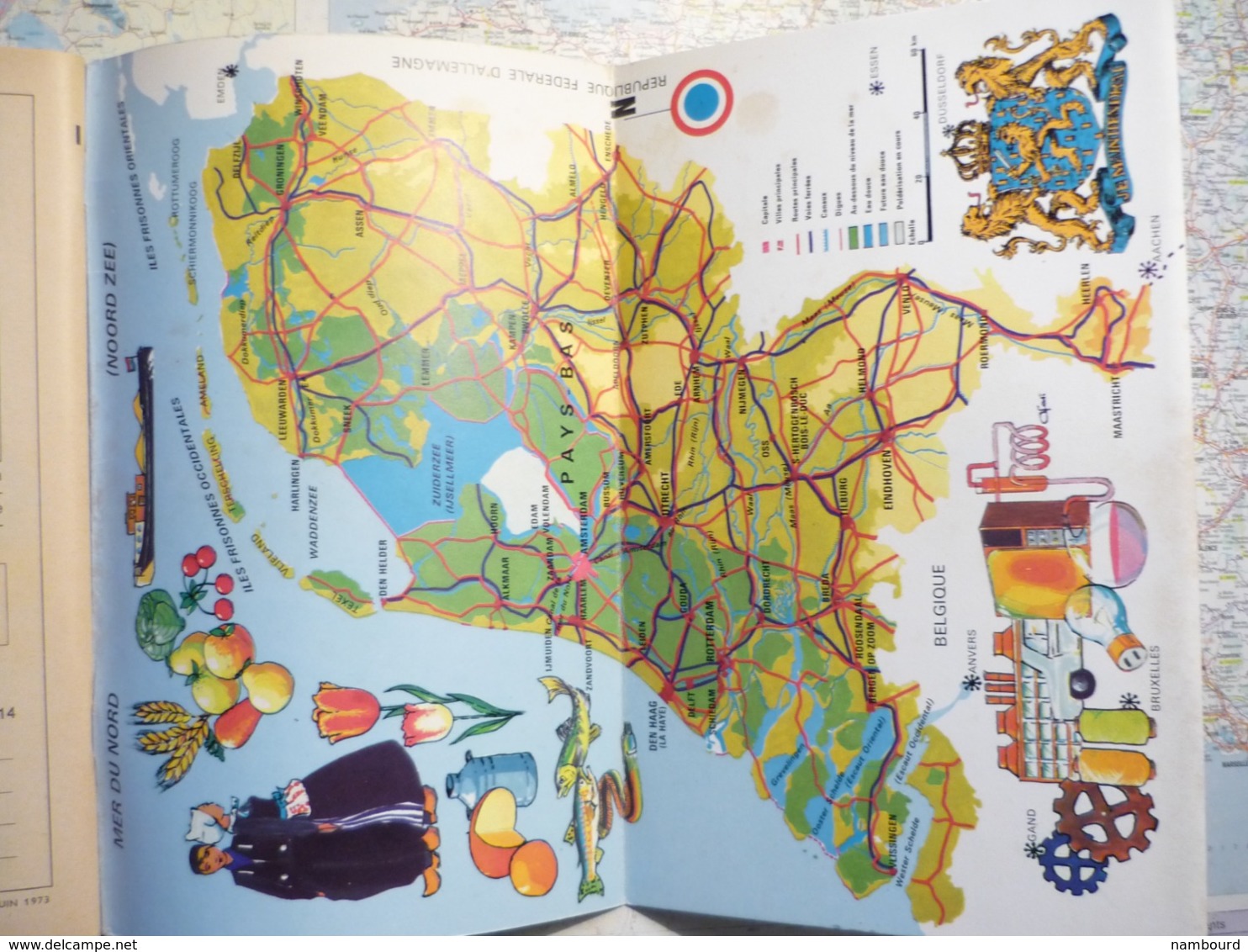 Tour du Monde Association Française de Géographie Pays-Bas N°164 11 Juin 1973