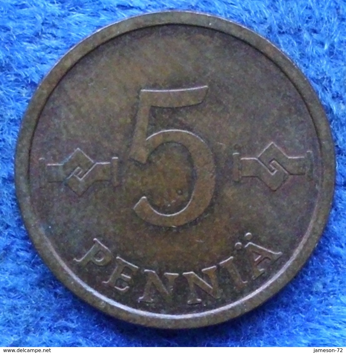 FINLAND - 5 Penniä 1973 KM# 45 Monetary Reform (1963-2001) - Edelweiss Coins - Finlandia