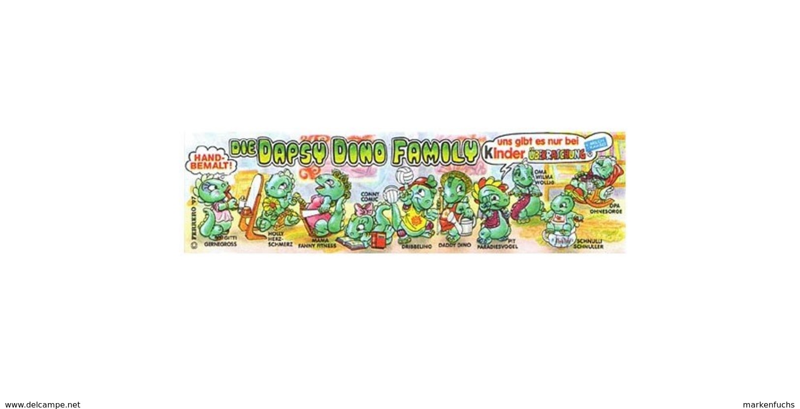 Dapsy Dino Family 1997  / Dady Dino + BPZ - Maxi (Kinder-)