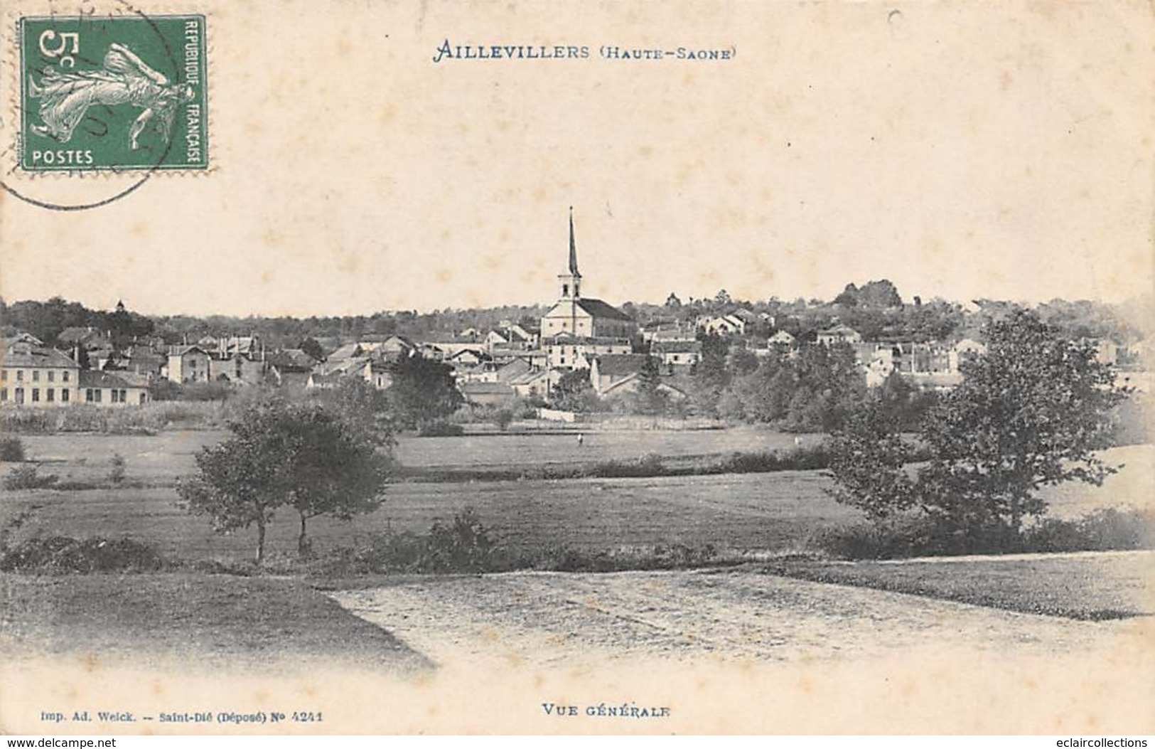 Aillevillers        70        Vue Générale               (voir Scan) - Other & Unclassified