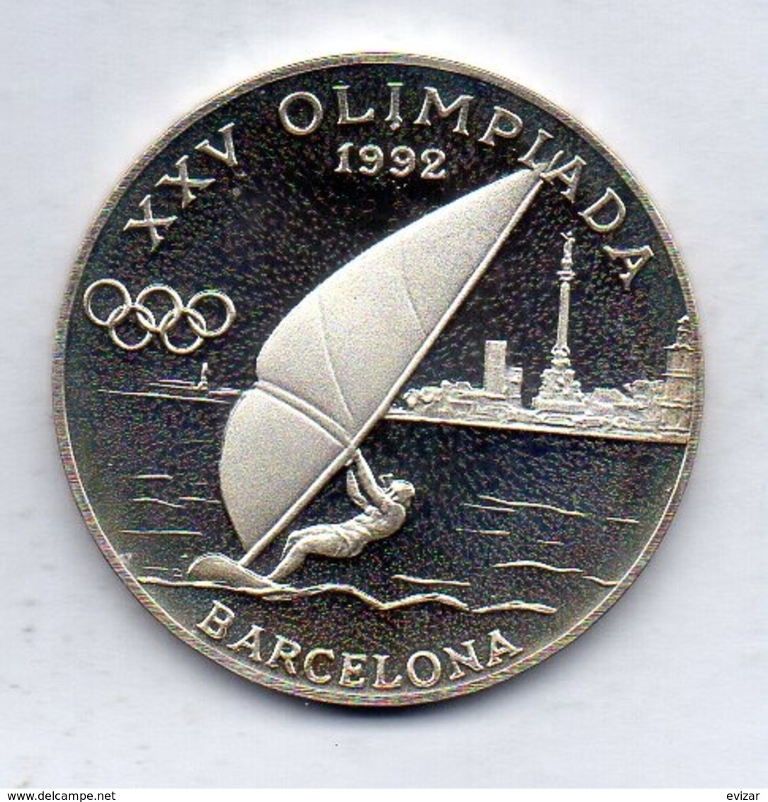 ANDORRA, 20 Diners, Silver, Year 1989, KM #54, Proof - Andorre