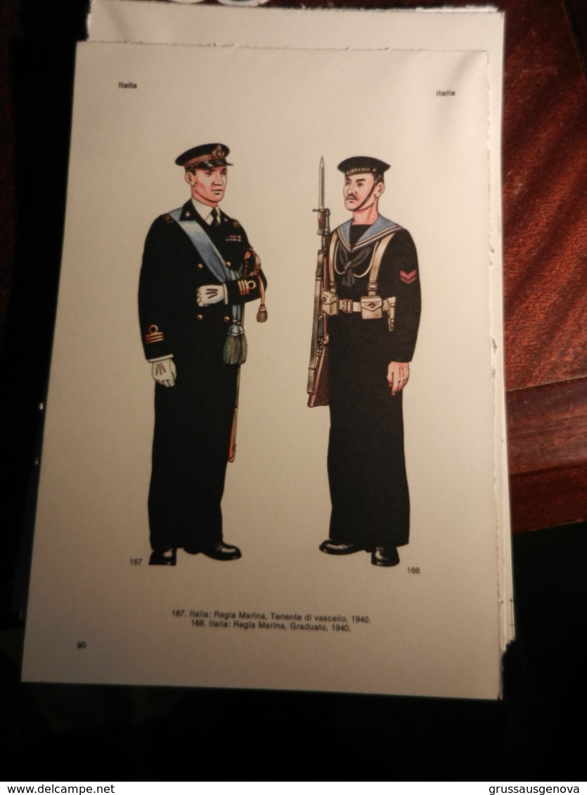 1) DIVISA MILITARE USA COMANDANTE MARINA E MARINAIO - ITALIA REGIA MARINA TENENTE VASCELLO E GRADUATO - Uniformes