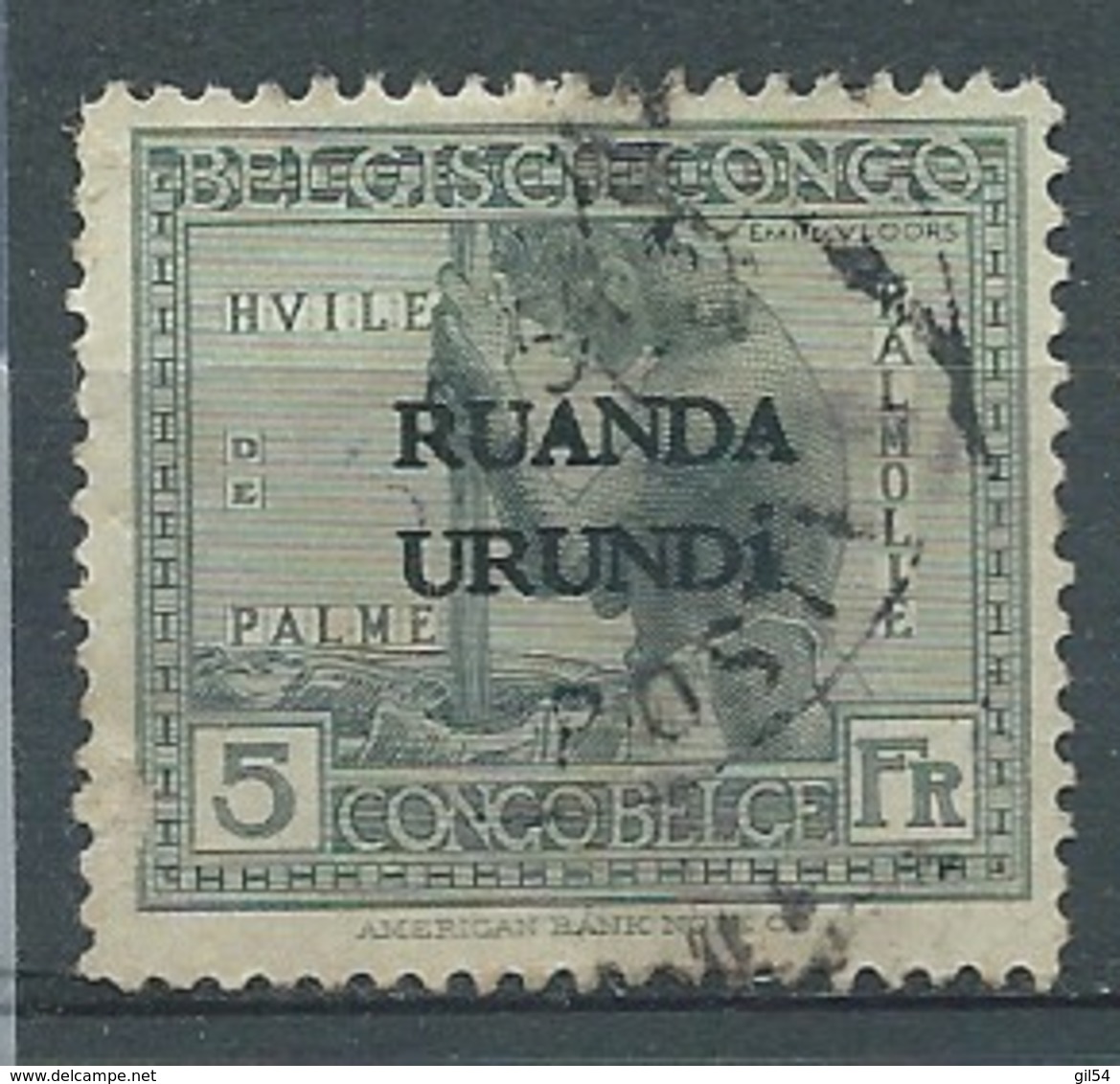 Ruanda Urundi - Yvert N° 60 Oblitéré  - Cw 35311 - Used Stamps