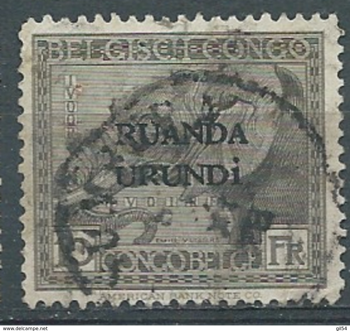 Ruanda Urundi - Yvert N° 61 Oblitéré  - Cw 35312 - Used Stamps