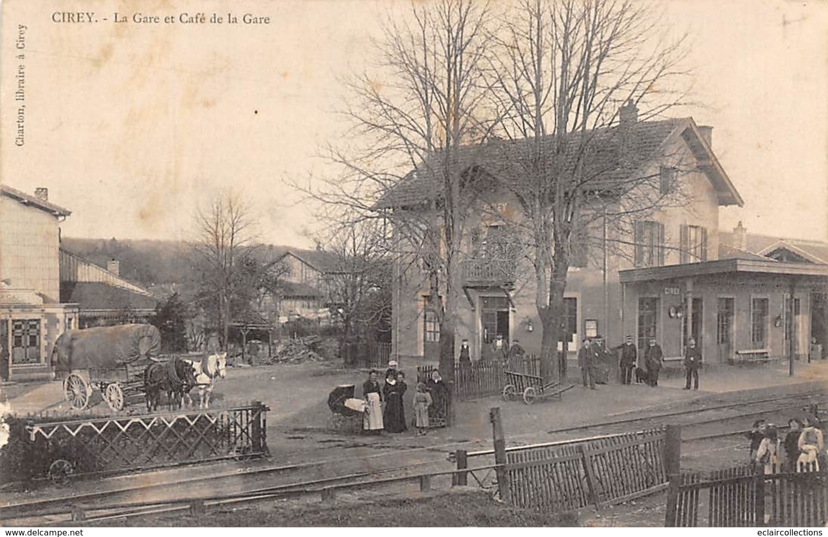 Cirey          70         Gare Et Café De La Gare          (voir Scan) - Autres & Non Classés