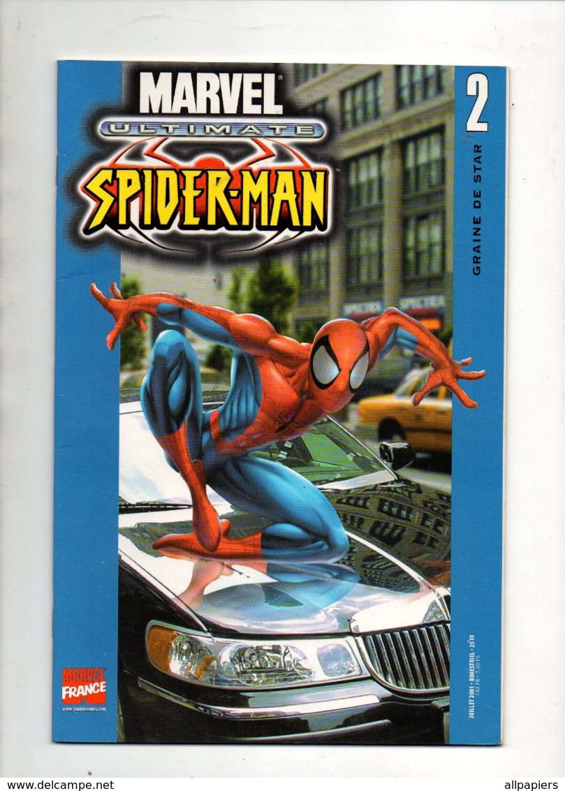 Ultimate Spider-Man N°2 L'âge Ingrat - Graine De Star - Voyage En Italie Avec Mark Bagley De 2001 - Spiderman