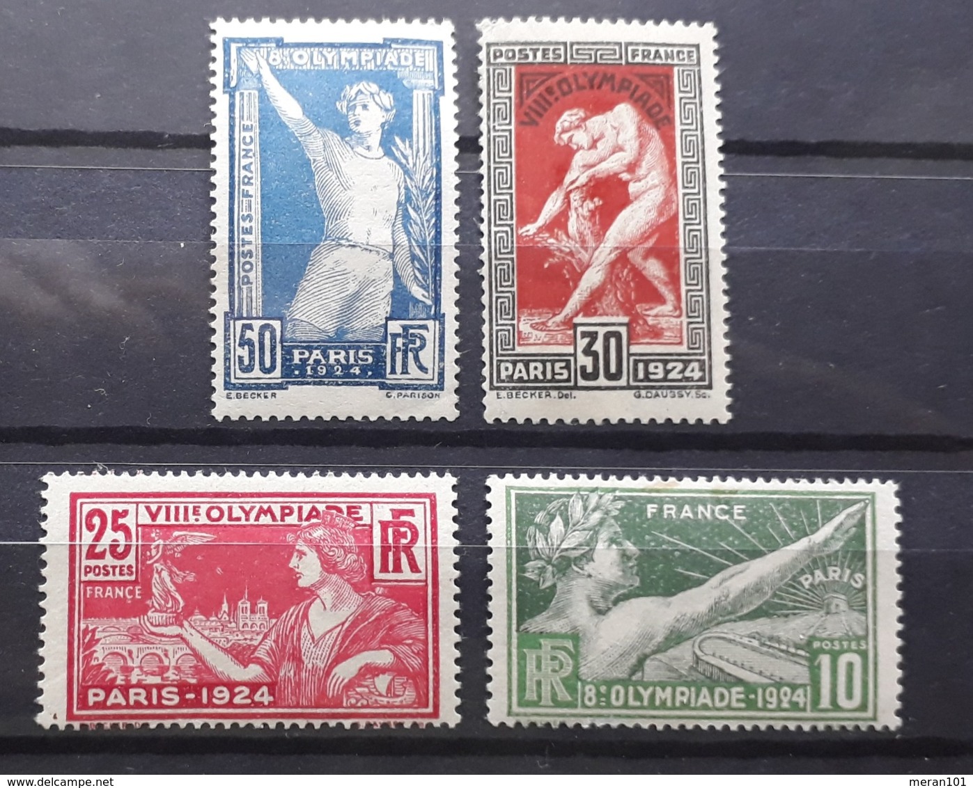 Frankreich 1924, Mi 169-72, Ungebraucht - Unused Stamps