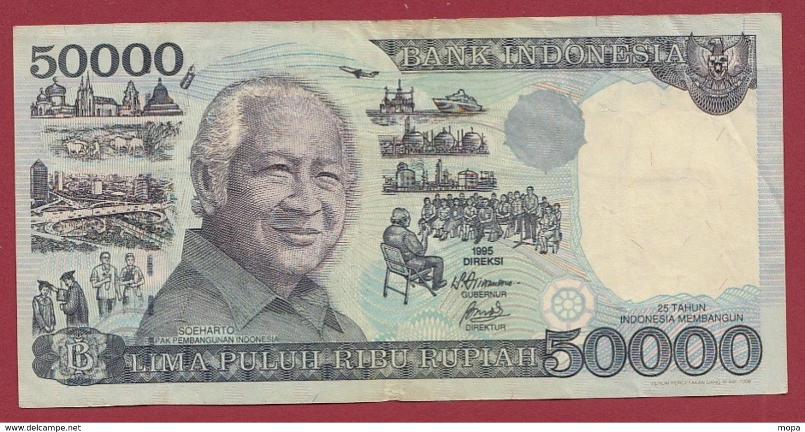 Indonésie 50000 Rupiah 1995 Dans L 'état (209) - Indonesia