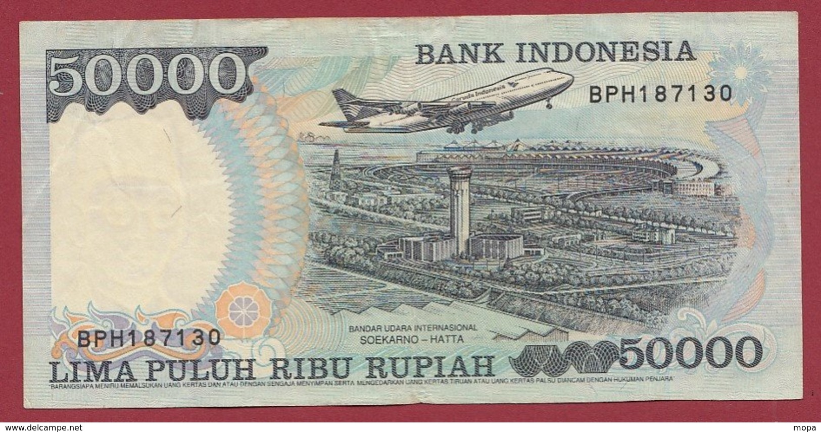 Indonésie 50000 Rupiah 1995 Dans L 'état (209) - Indonesia