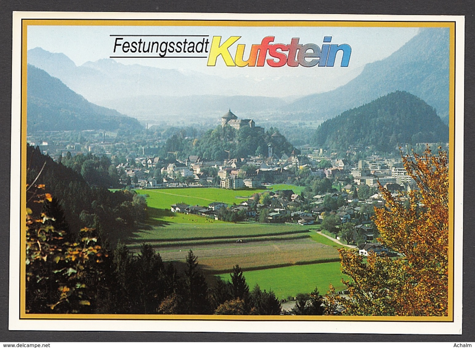 Festungsstadt Kufstein - Blick Zur Stadt Und Unterinntal - Kufstein