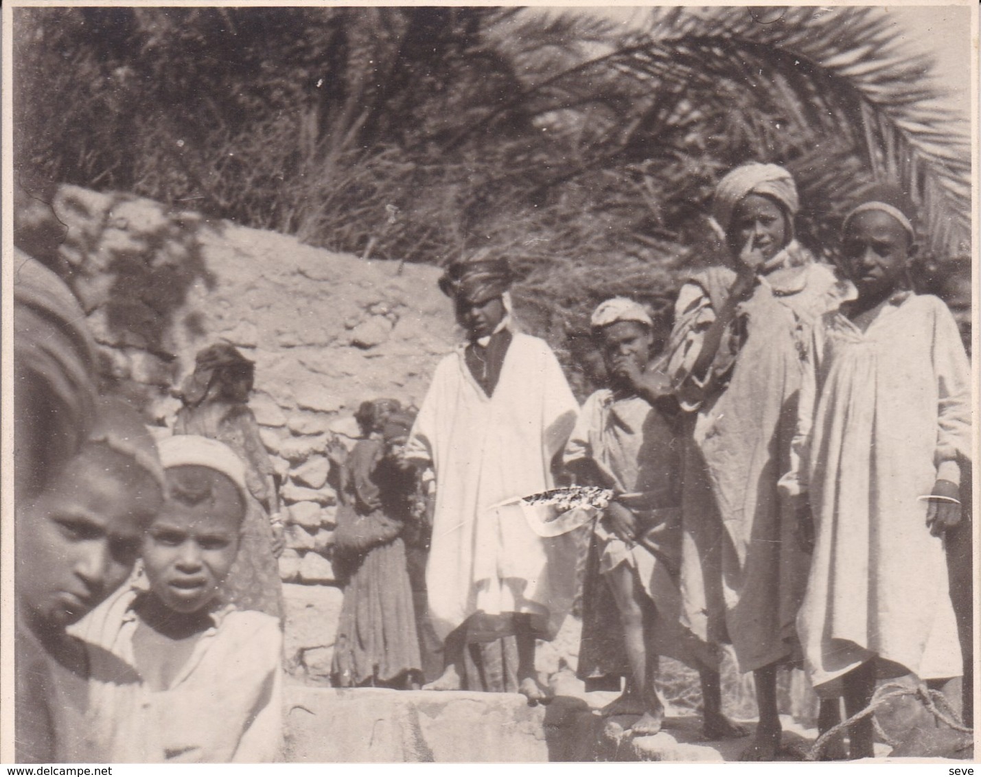 ALGERIE NEGRINE 1923 Photo Amateur Format Environ 7,5 Cm X 5,5 Cm Tirage Années '30 - Orte