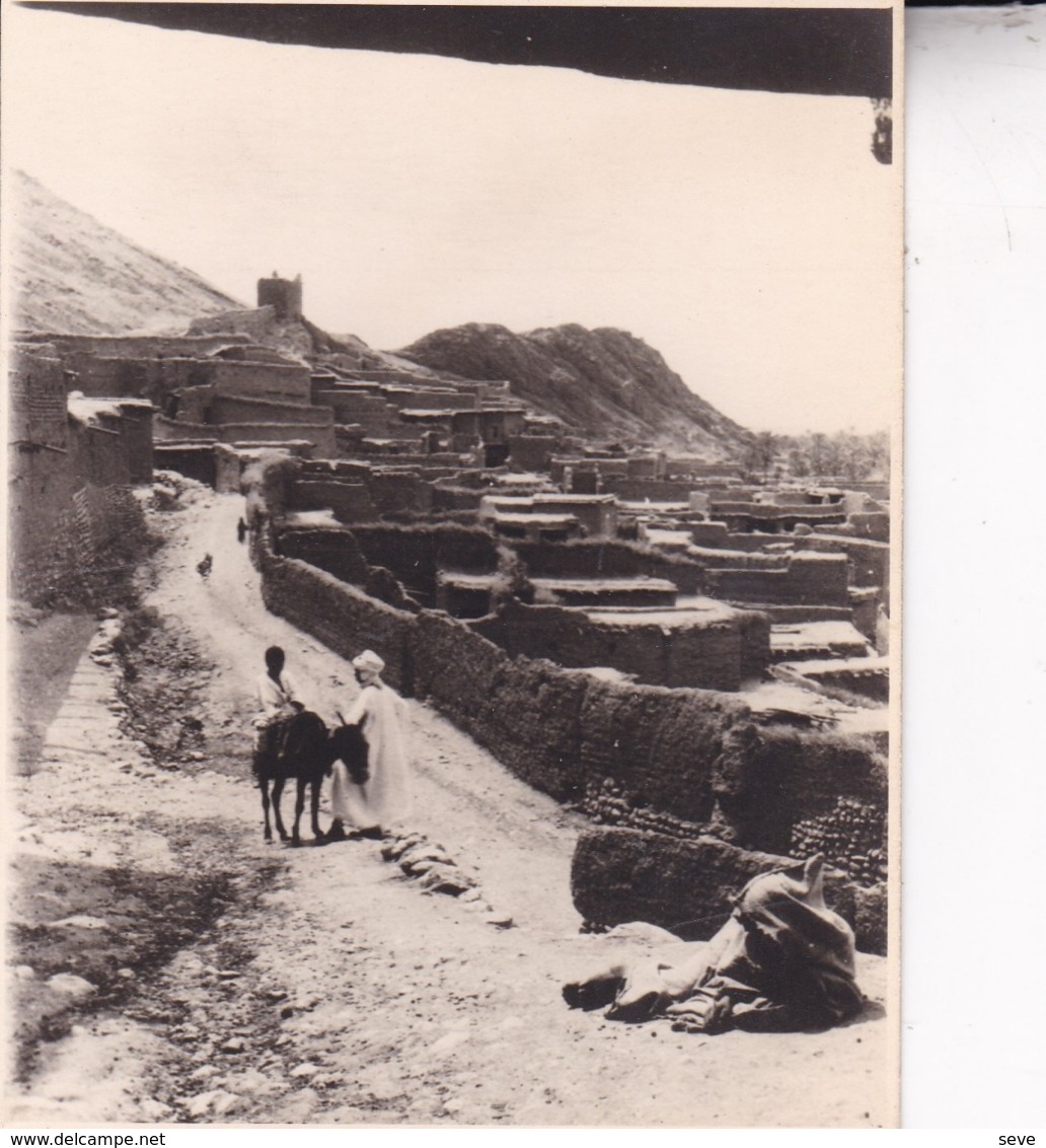 ALGERIE AURES KHANGA SIDI NADJI 1923 Photo Amateur Format Environ 7,5 Cm X 5,5 Cm Tirage Années '30 - Orte