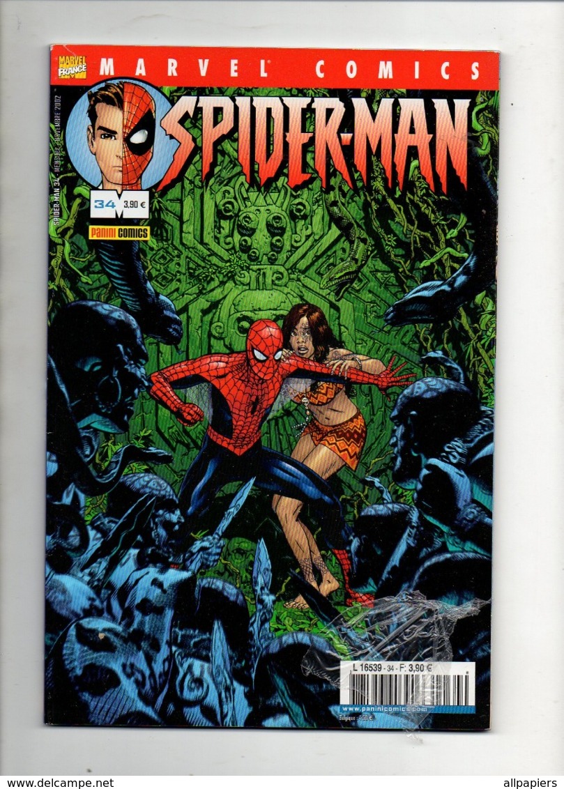 Spider-man N°34 Le Roi Des Araignées - Mime De Rien - Tisseurs De Toile - Spider-girl - Un Pas Vers Le Futur De 2002 - Spiderman
