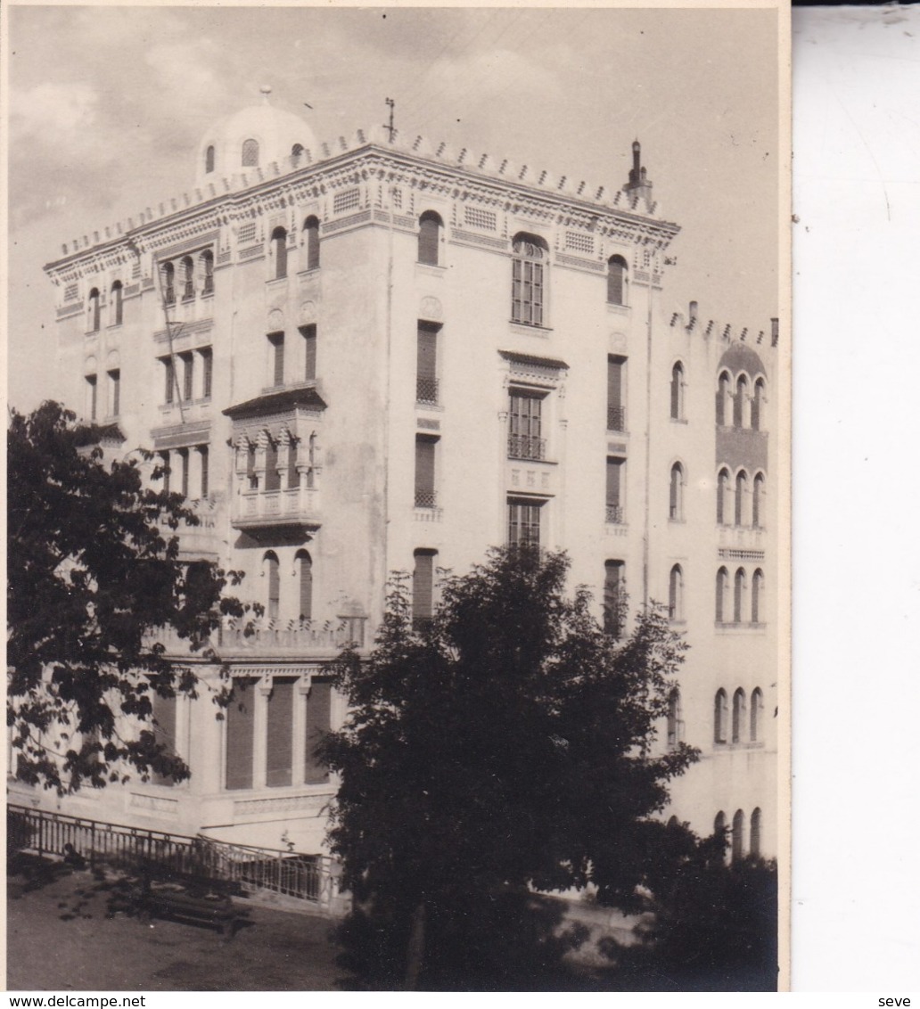 ALGERIE CONSTANTINE Hôtel CIRTA Ou GIRTA 1923 Photo Amateur Format Environ 7,5 Cm X 5,5 Cm Tirage Années '30 - Orte