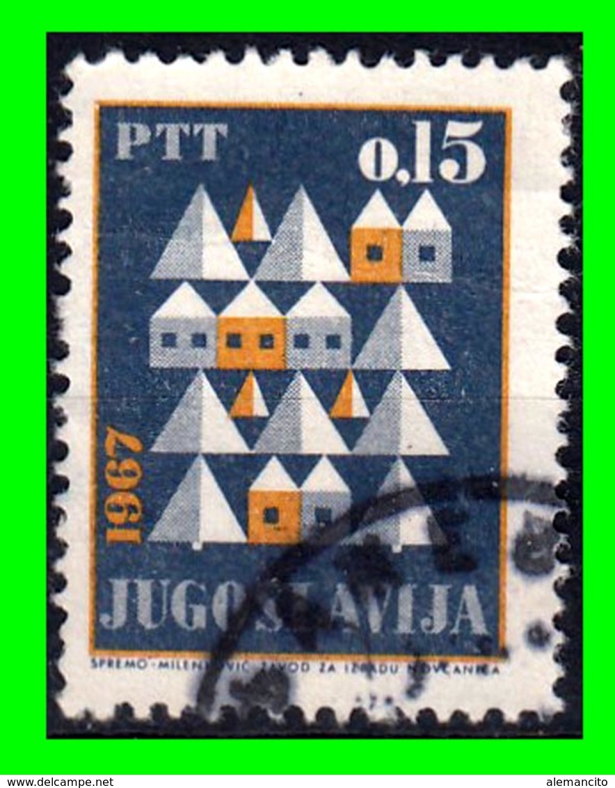 YUGOSLAVIA SELLO AÑO 1967 - Usados