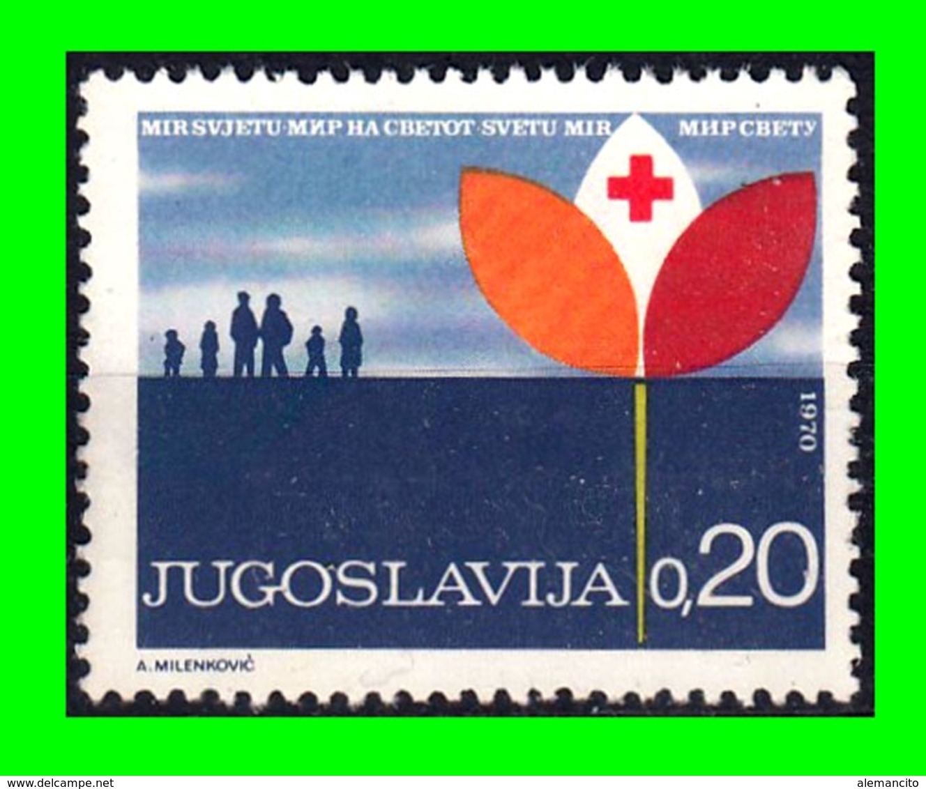 YUGOSLAVIA SELLO AÑO 1970 - Nuevos