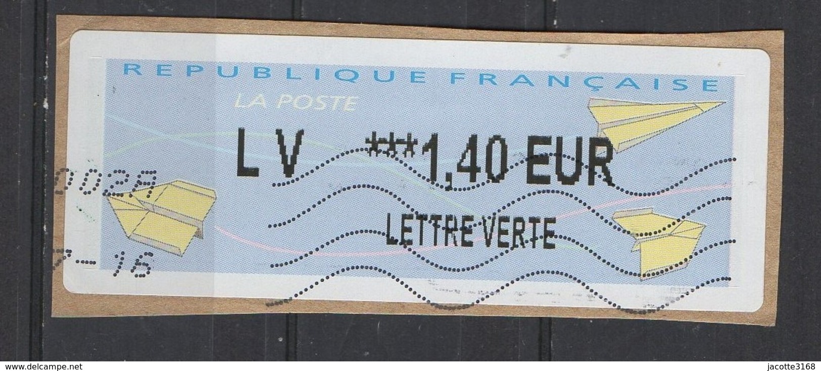 2016  LV  *** Lettre Verte   1.40 - 2000 Type « Avions En Papier »