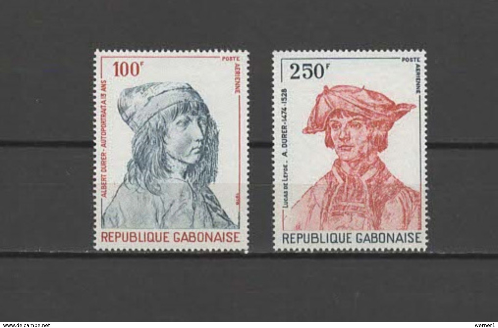 Gabon 1978 Paintings Albrecht Dürer - Durer, Set Of 2 MNH - Otros & Sin Clasificación