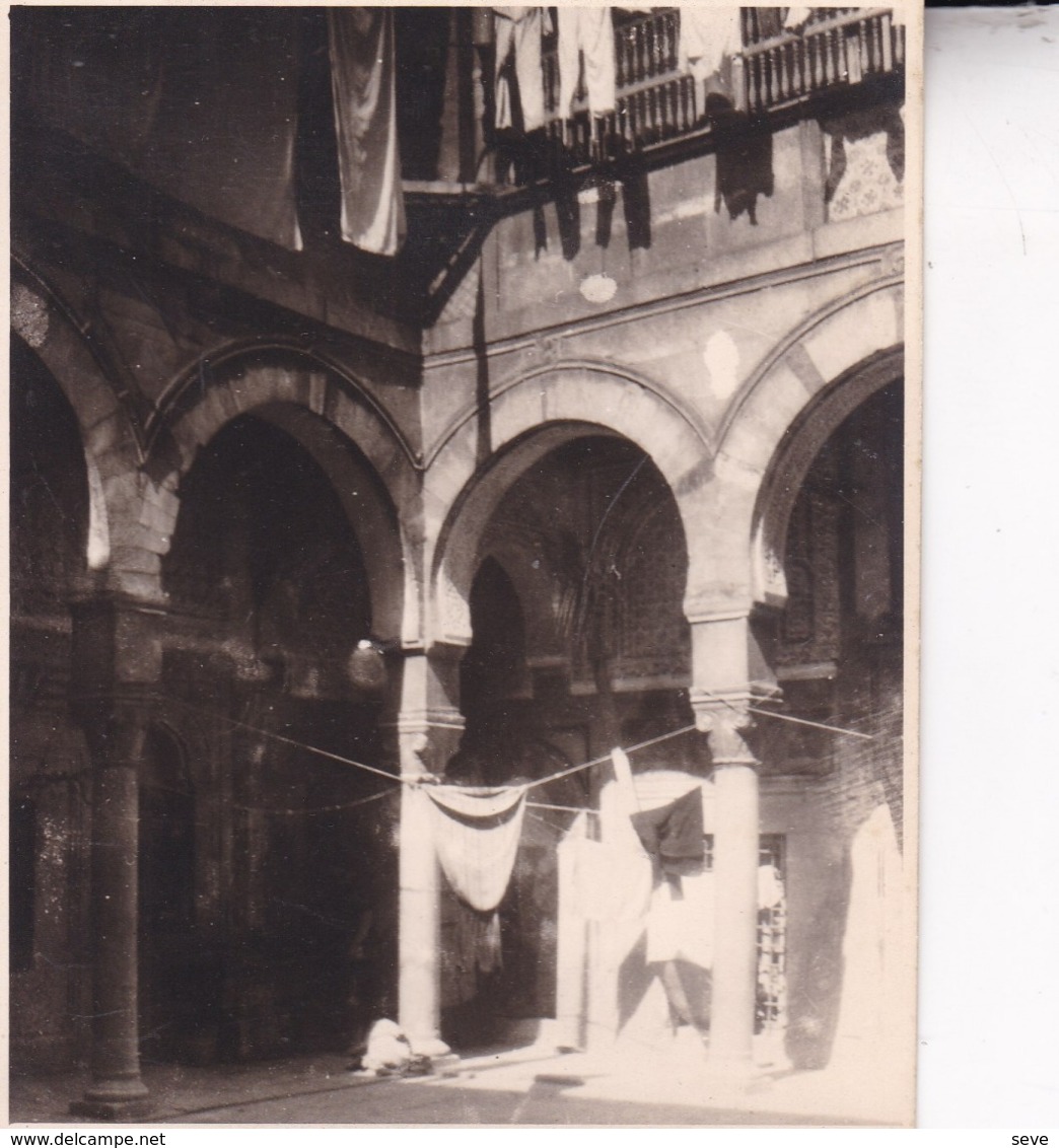 TUNIS Tunisie Ambiance De Rue 1923 Photo Amateur Format Environ 7,5 Cm X 5,5 Cm - Orte