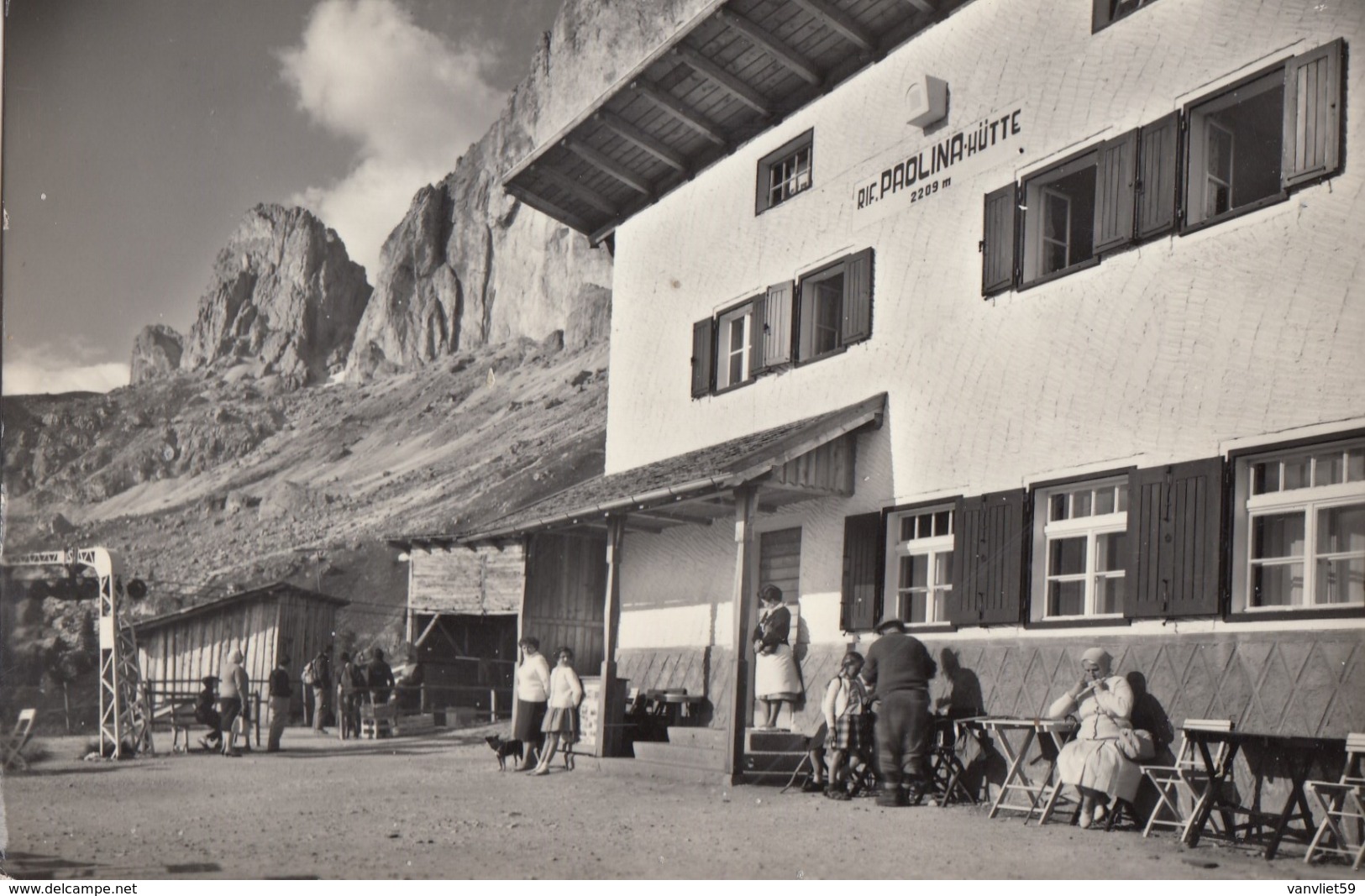 NOVALEVANTE-BOZEN-BOLZANO-RIFUGIO HOTEL=PAOLINA=CARTOLINA VERA FOTOGRAFIA -VIAGGIATA IL 17-6-1963 - Bolzano