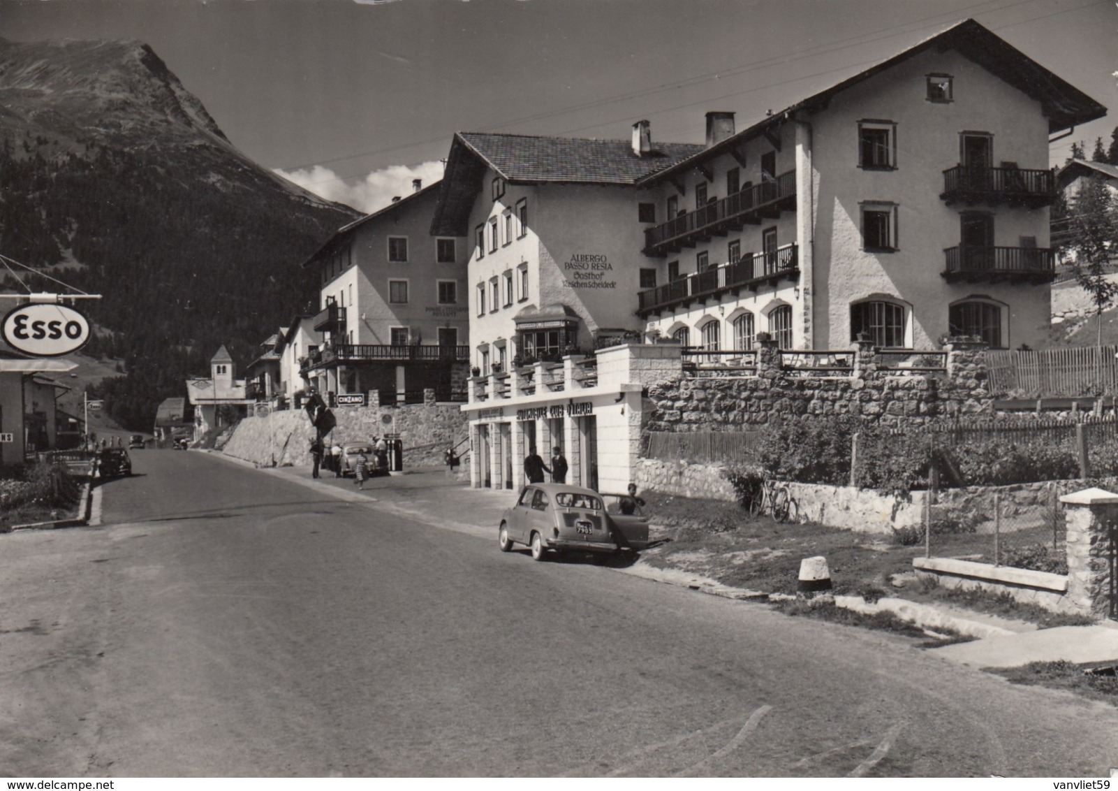 RESIA NUOVA-BOZEN-BOLZANO-ALBERGO=PASSO RESIA=CARTOLINA VERA FOTOGRAFIA -VIAGGIATA IL 4-9-1962 - Bolzano