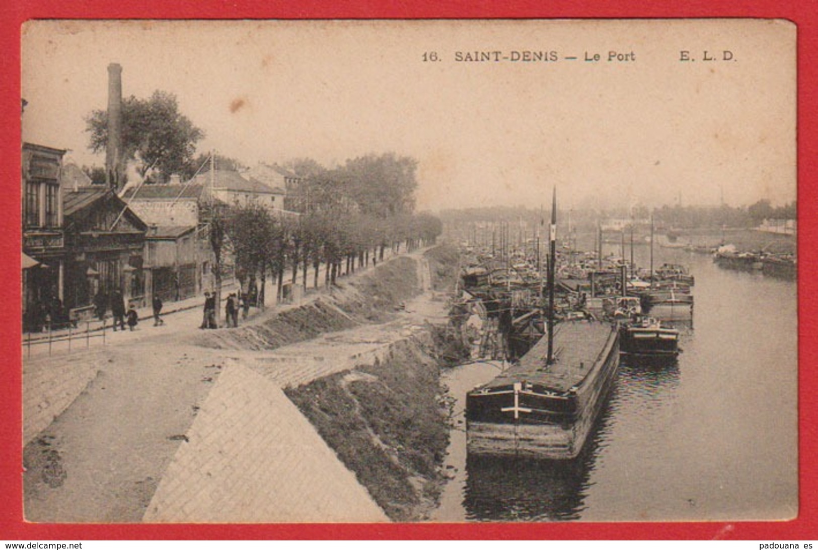 AA9  93  SAINT DENIS LE PORT BATELLERIE PENICHES - Saint Denis