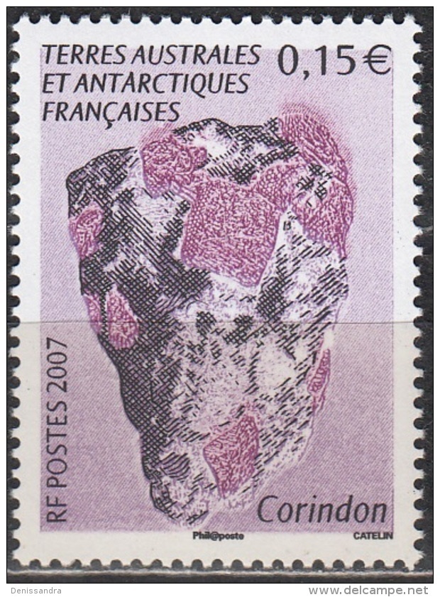 TAAF 2007 Yvert 453 Neuf ** Cote (2015) 1.00 Euro Minéral Le Corindon - Nuevos