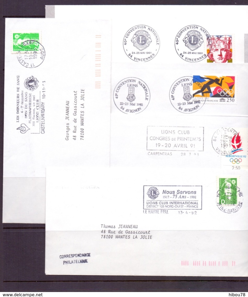 Collection Timbres LIONS CLUB, Années 70 - Rotary, Lions Club