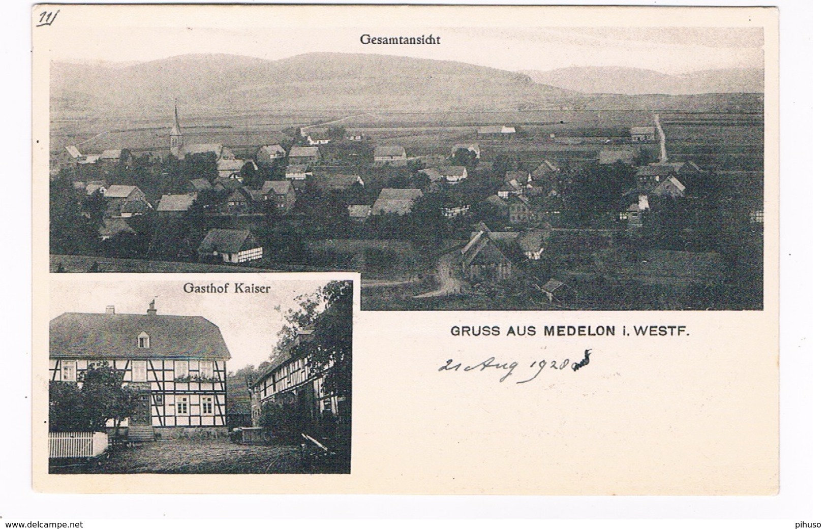 D-10058   MEDELON : Gesamtansicht / Gasthof Kaiser - Arnsberg