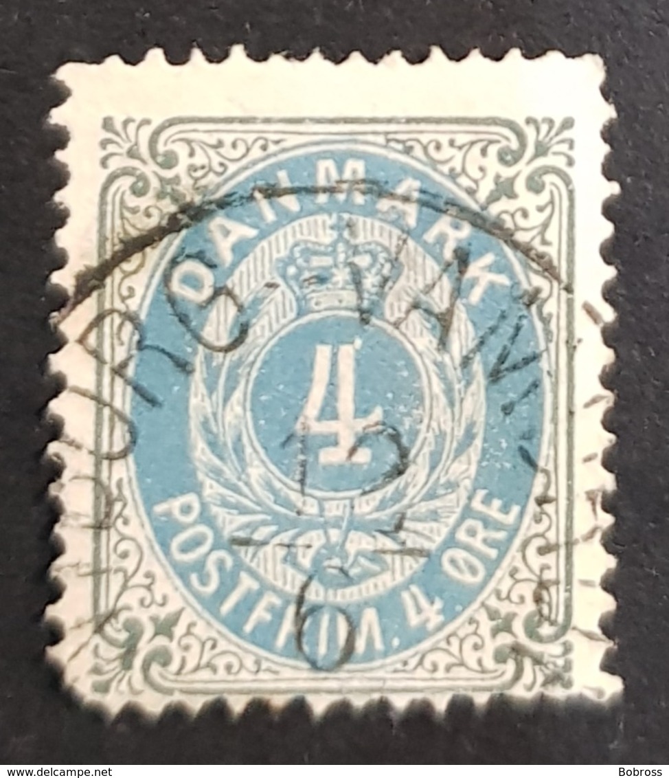 1875 Royal Emblem, Danmark, Denmark, Danemark, *, ** Or Used - Usati