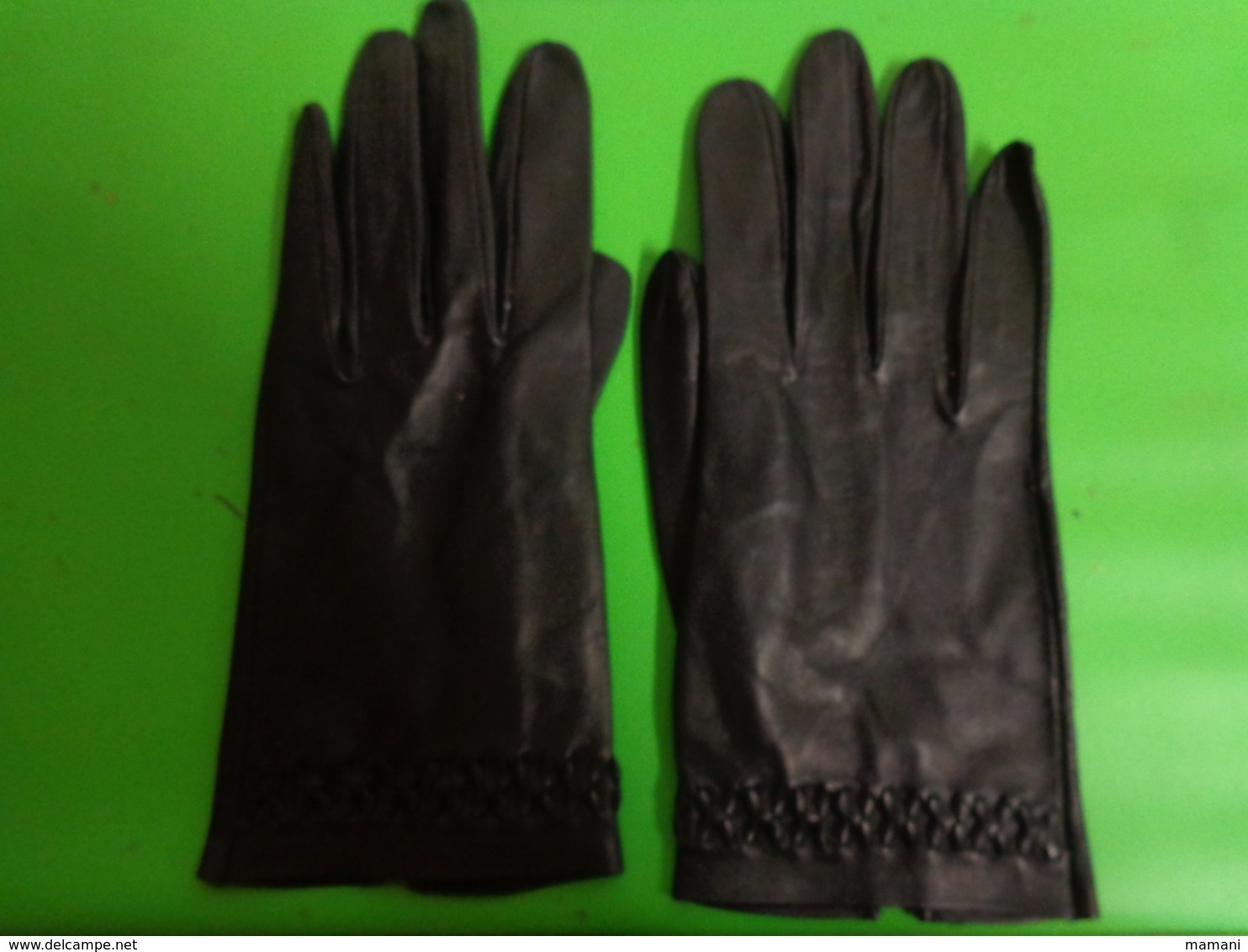 Lot De 6 Paires De Gants -cuir - Nylon Etc.... - Autres & Non Classés