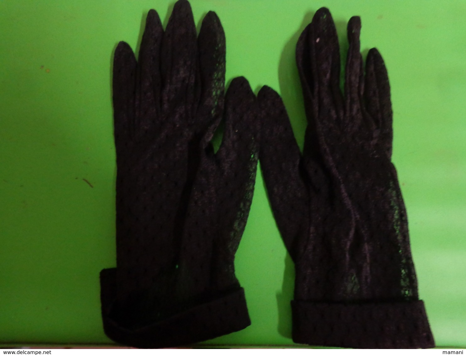 Lot De 6 Paires De Gants -cuir - Nylon Etc.... - Autres & Non Classés