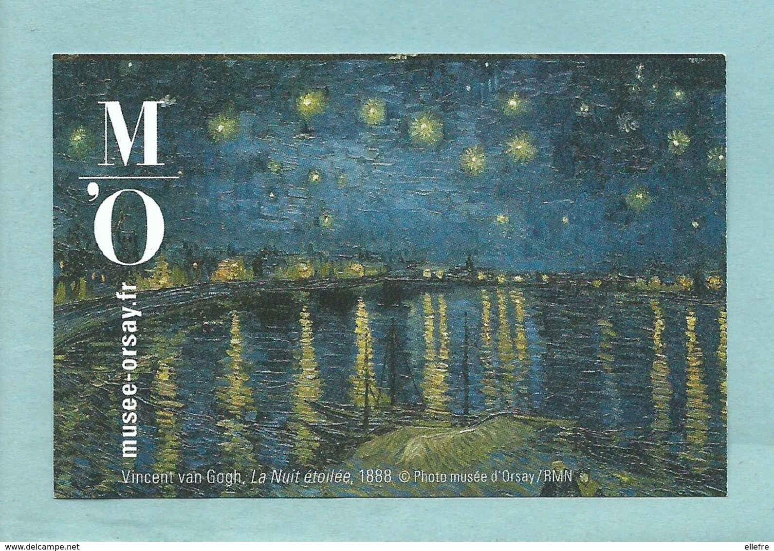 Ticket D' Entrée Paris Musée D' Orsay 2019 Vincent Van Gogh La Nuit étoilée 1888 - Tickets - Entradas