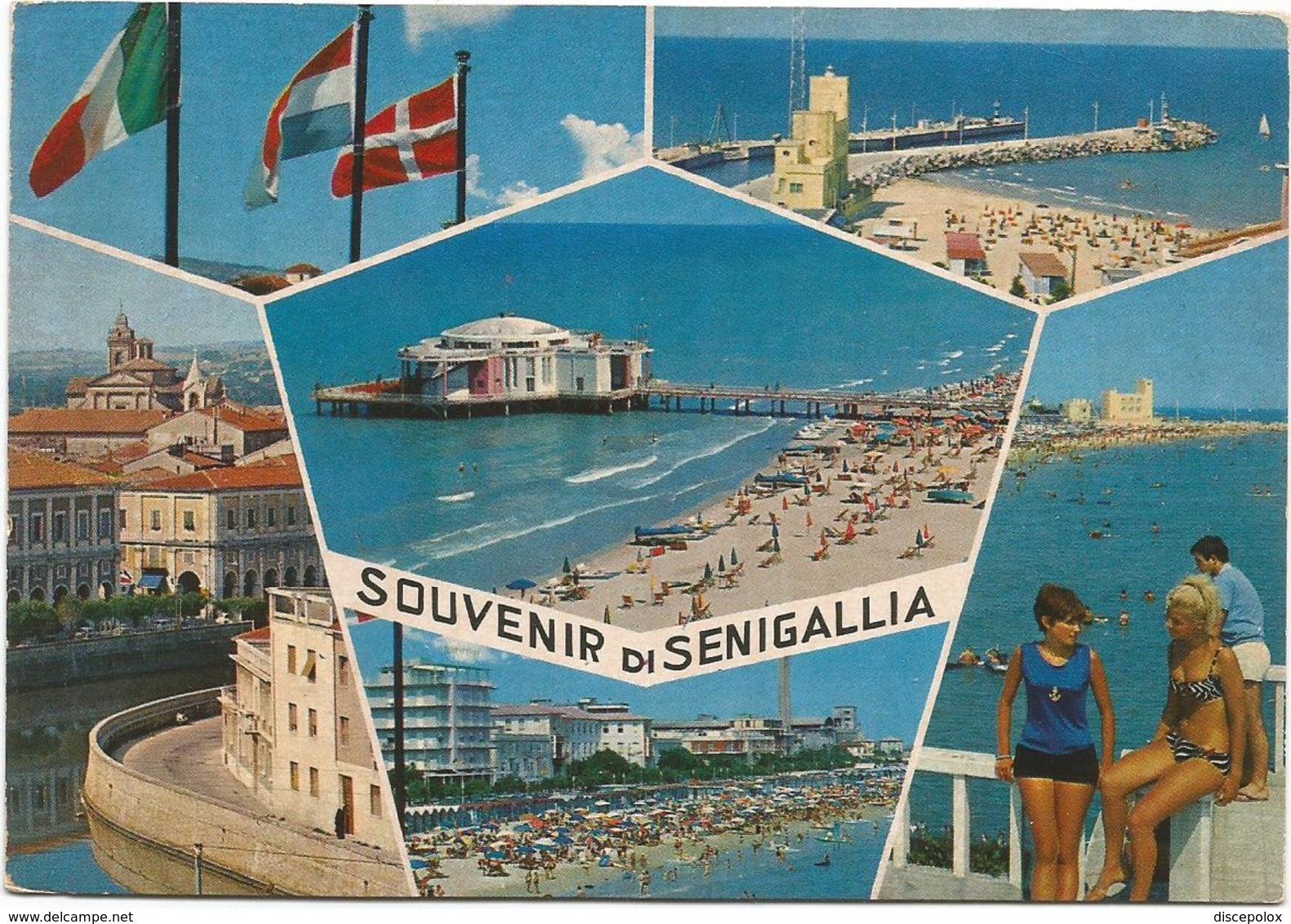 Z5253 Souvenir Di Senigallia (Ancona) - Ragazza Girl Femme Frau Chica Pin Up / Viaggiata 1979 - Pin-Ups