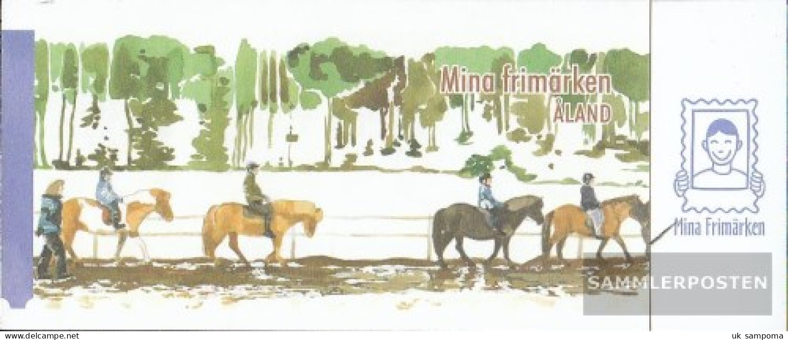Finland - Aland 302MH (complete Issue) Unmounted Mint / Never Hinged 2008 My Stamp - Ride - Aland