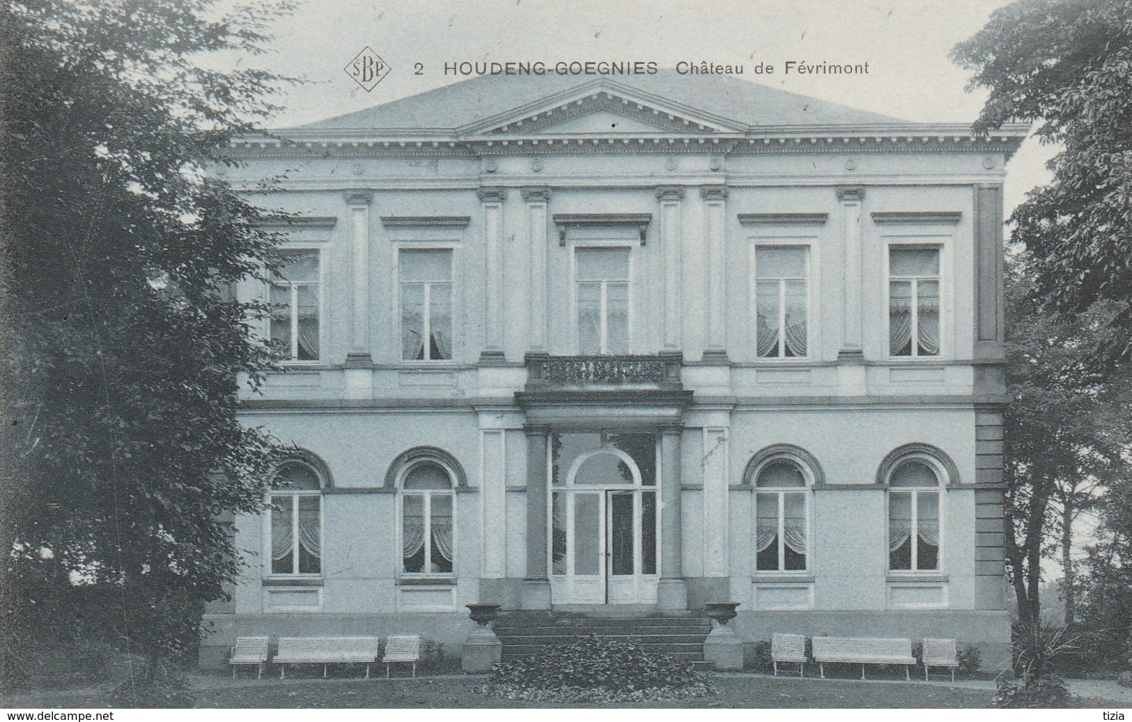 Houdeng-Goegnies. Château De Févrimont.  S.B.P.  Scan - Otros & Sin Clasificación
