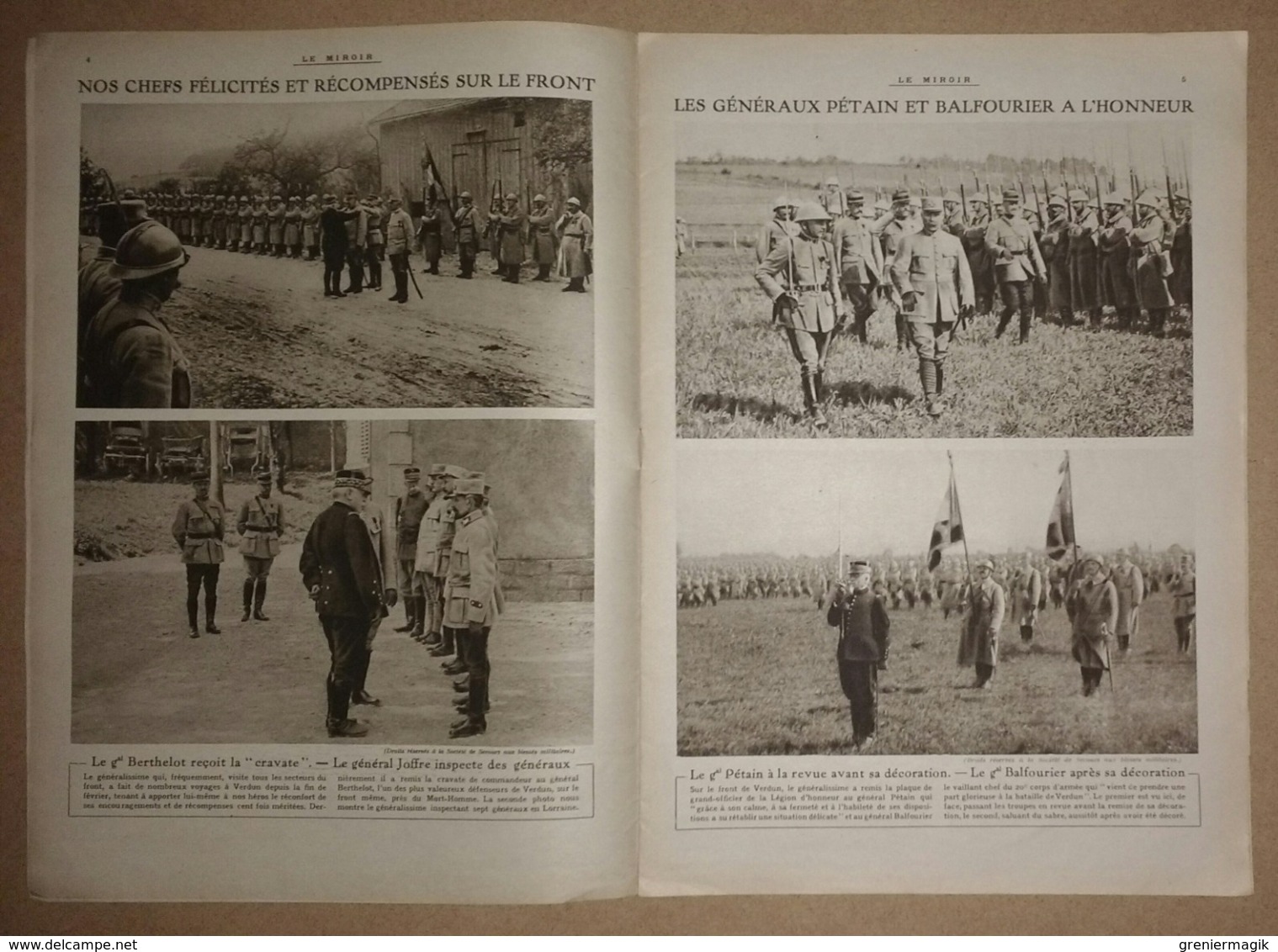 Le Miroir Du 28/05/1916 Naufrage Du Zeppelin L-20 En Norvège - Bombardement De L'église De Poperinghe - Guynemer - Andere & Zonder Classificatie