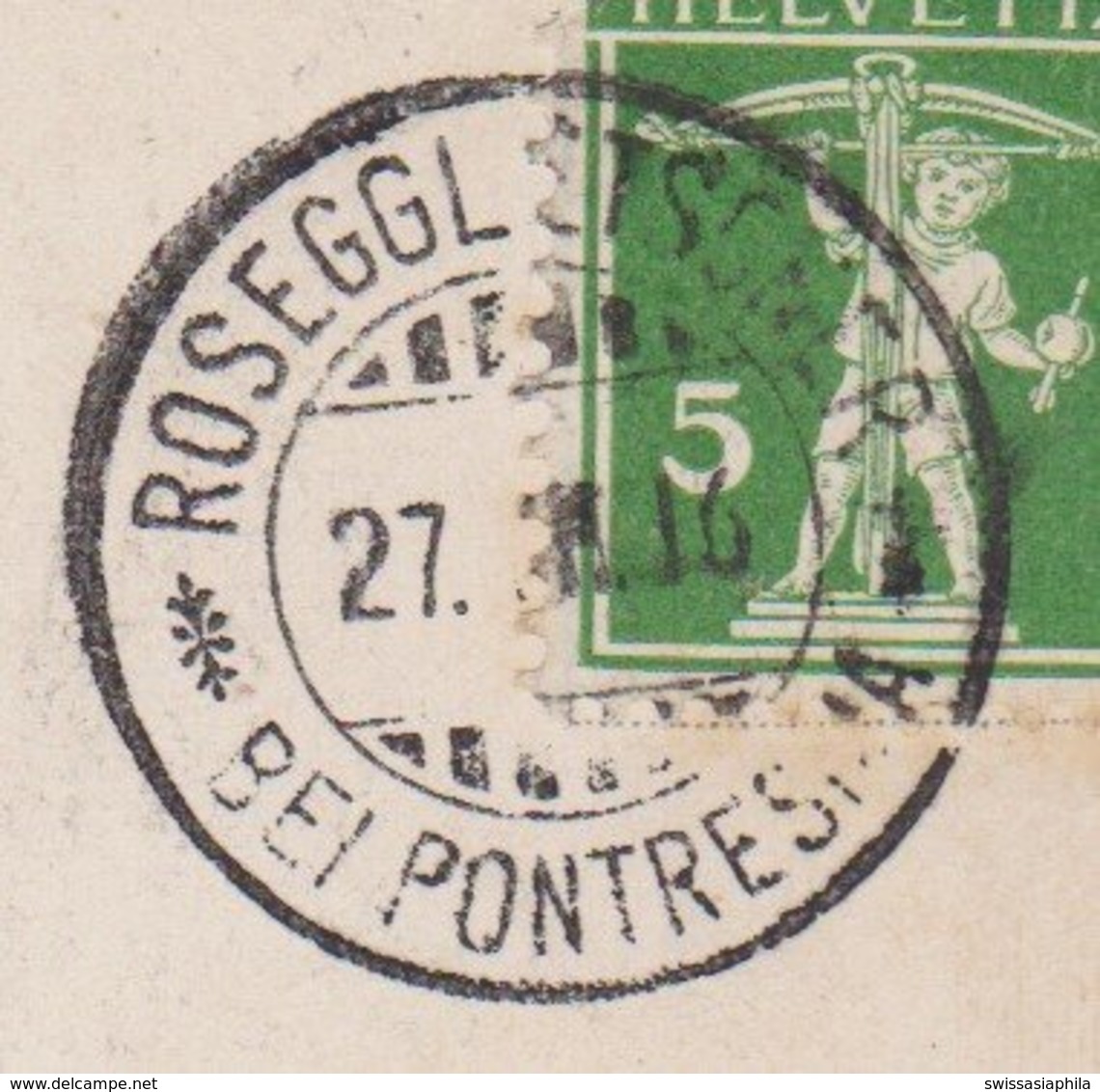 GR    ROSEGGLETSCHER  - SELTENER STEMPEL - Lettres & Documents