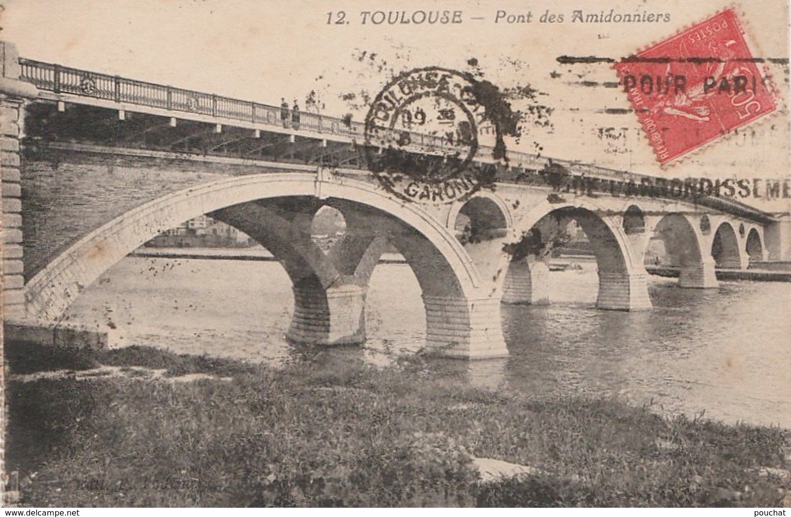 U11-31) TOULOUSE - PONT DES AMIDONNIERS  - (ANIMÉE) - Toulouse