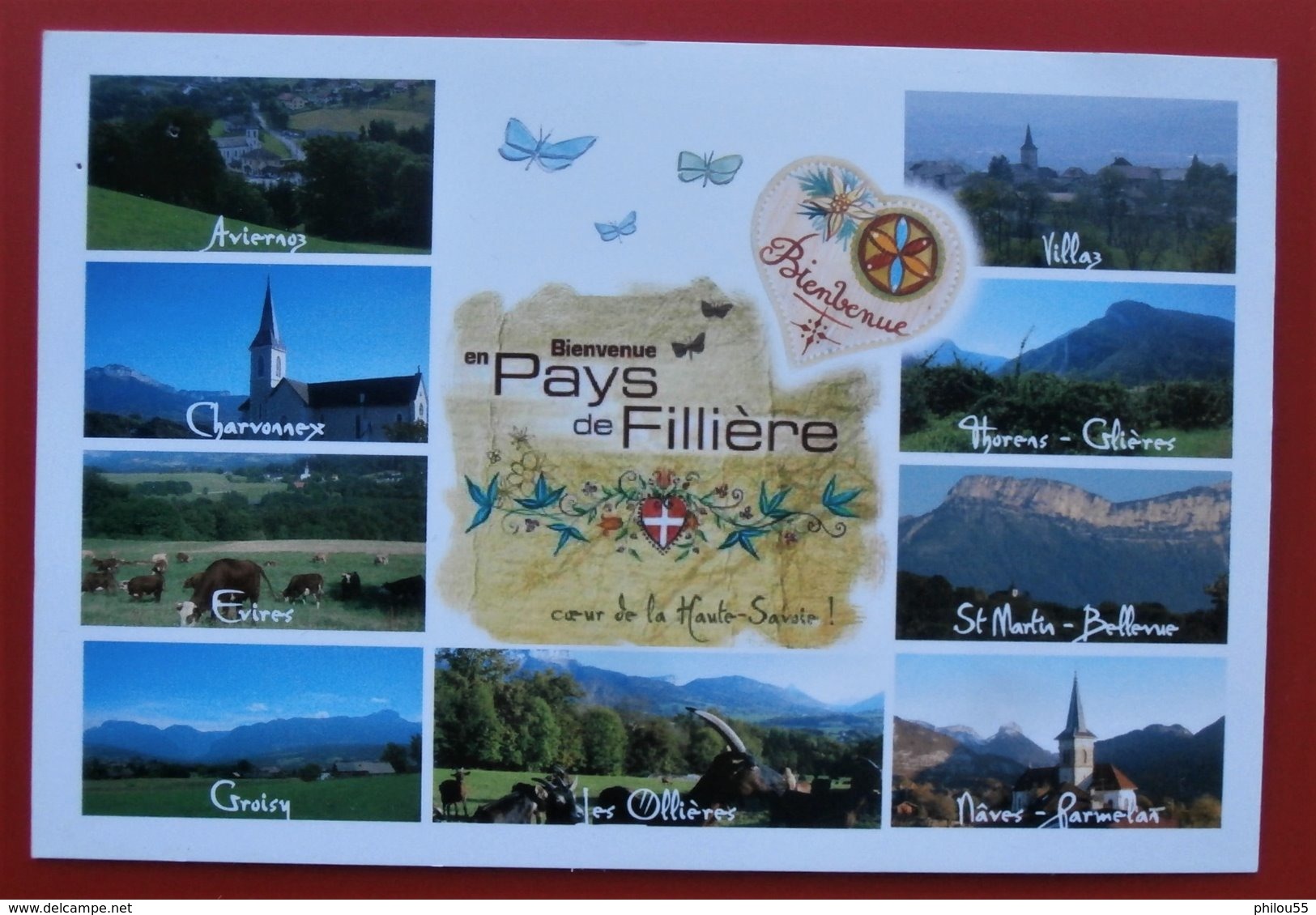74 AVIERNOZ  Lot  Pipe, Etui, Cartes Postales, Autographe Pascal PIAZZOLA  Artisan Pipier - Pipes En Bruyère