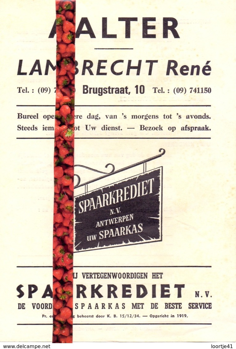 Pub Reclame - Spaarkrediet Agent Lambrecht Rene - Aalter - Publicités