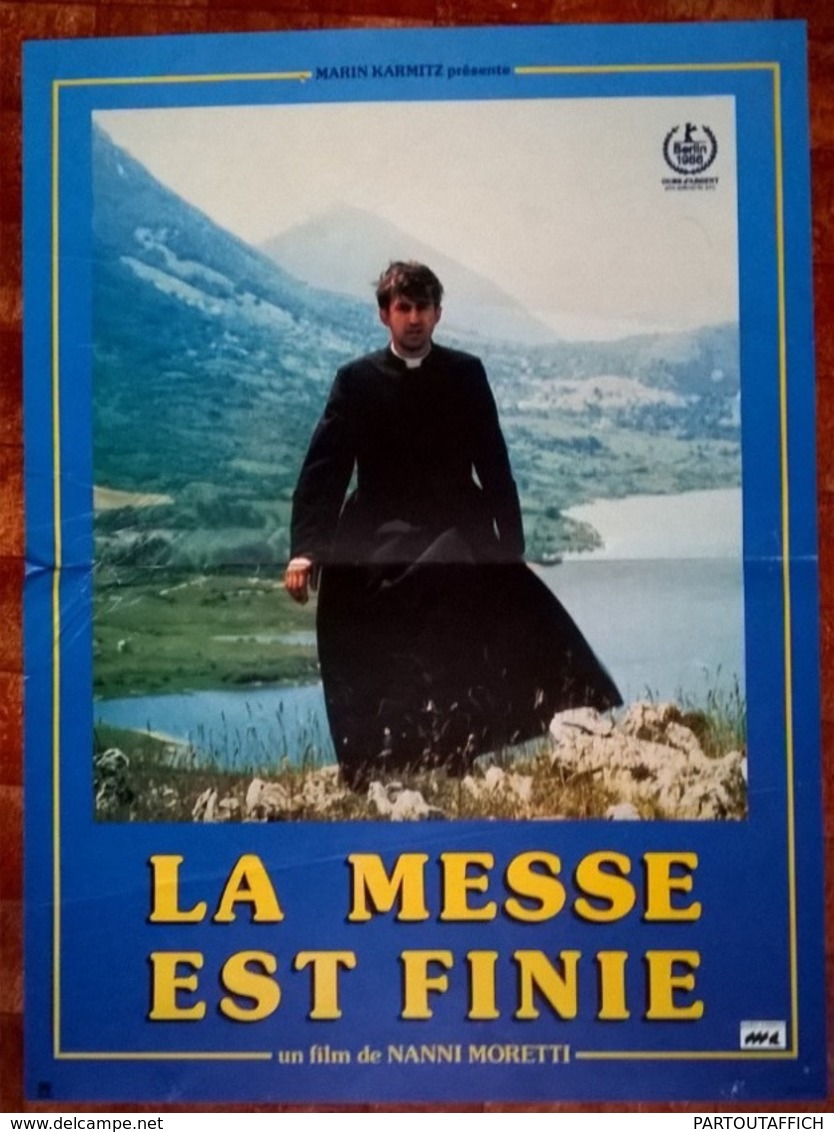 Aff Ciné LA MESSE EST FINIE La Messa è Finita 40X60 1994 Nanni Moretti 1986 - Manifesti & Poster