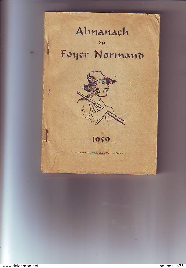 COUTANCES Editions Notre-dame  Almanach Du Foyer Normand 1959 - Autres & Non Classés