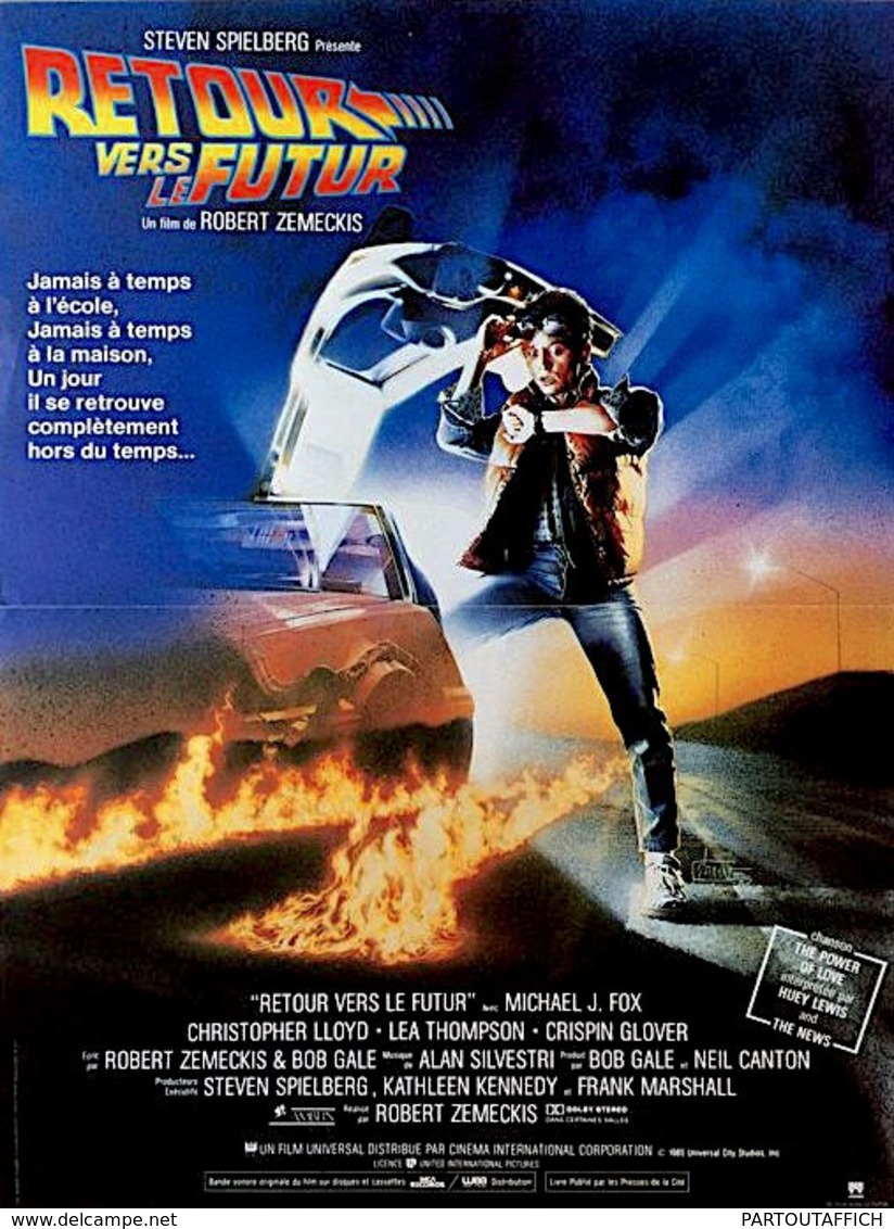 Aff Ciné Orig RETOUR VERS LE FUTUR (1985) Michael J. Fox 40x60cm - Manifesti & Poster