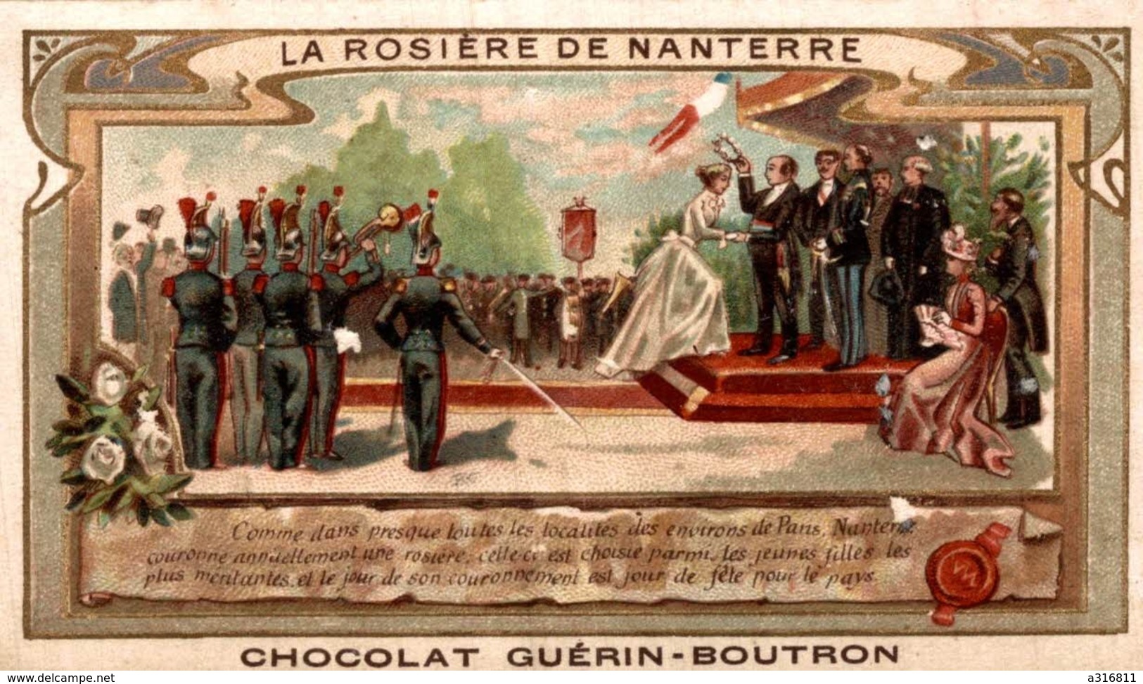 CHOCOLAT  GUERIN - BOUTRON   LA ROSIERE DE NANTERRE - Guerin Boutron